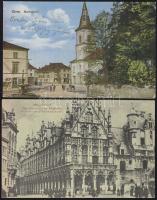 1915-1916 10 db képeslap tábori postával