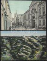 1915-1916 10 db képeslap tábori postával