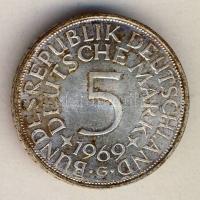 NSZK 1969G 5M Ag T:2