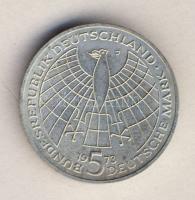 NSZK 1973. 5M Ag "Kopernikusz" T:1