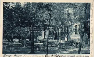 Dunakeszi-Alag Lovaregyleti Szálloda vendéglő kerthelyisége