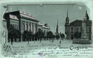 Cegléd Kossuth tér litho (EK)