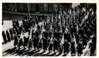 Budapest az 1848-49-es szabadságharci zászlók ünnepélyes hazahozatala Oroszországból