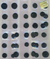 Hagyaték római gyűjtemény tétel albumba rendezve több mint 150db érmével klf császároktól, közte Den...