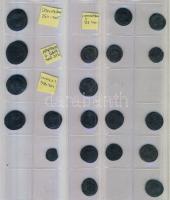 Hagyaték római gyűjtemény tétel albumba rendezve több mint 150db érmével klf császároktól, közte Den...