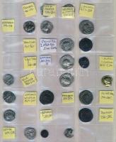 Hagyaték római gyűjtemény tétel albumba rendezve több mint 150db érmével klf császároktól, közte Den...