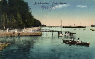 Balatonfüred part, Divald és Monostory