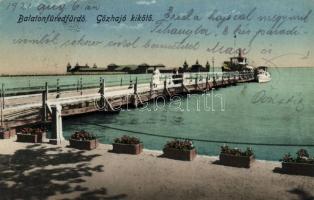 Balatonfüred-fürdő gőzhajó kikötő, Divald és Monostory (fl)