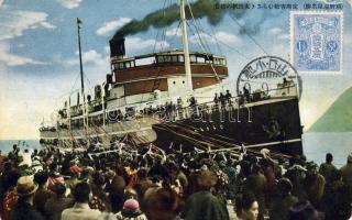 Japán hajó T3 saroktörés