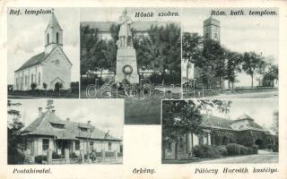 Örkény postával és Pálóczy Horváth kastélyával (Rb)