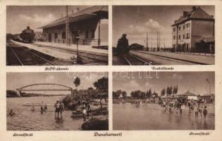 Dunaharaszti vasút- és HÉV-állomással (Rb)