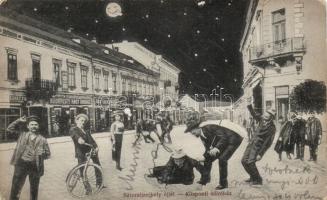 Sátoraljaújhely Központi Kávéház éjjel (EB)