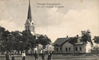 Nagymajlát Evangélikus templom és paplak (Rb)