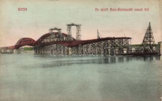 Baja épülő vasúti híd