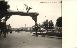 Marosvásárhely Széchenyi square Székely gate photo