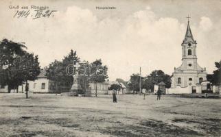 Boksánbánya (Románbogsán) main street