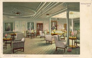 Hamburg-Ausztria Linie, hajóbelső lap 1914 T3