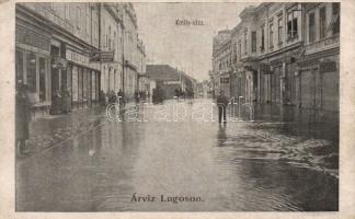 Lugos Király street, flood  (Rb)