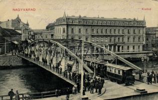 Nagyvárad bridge with tram (EB)