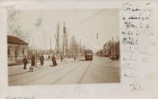 Nagyvárad tram line, soldiers photo