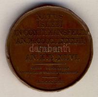 Franciaország 1821. Martin Luther bronz emlékérem. Szign.:Depaulis F. (d=41mm) T:2