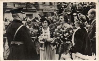 Komárom entry of the Hungarian troops, Horthy So.Stpl (EK)