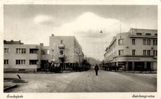 Érsekújvár Széchenyi street with policeman