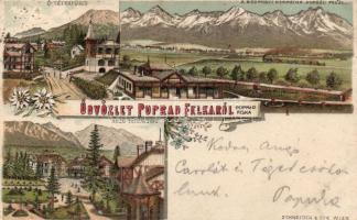 1898 Poprád Felka litho (EK)