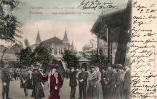 Pöstyén spa park, collage (b)