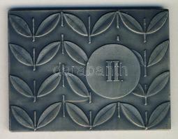 1970. Kiss Nagy András 67. Országos Mezőgazdasági és Élelmiszeripari Kiállítás fém emlékplakett T:2