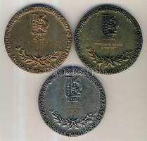 Solymári Valkó 1960-1961. "A kiváló őszibarack termelésért" adományozott 3db klf emlékérem...