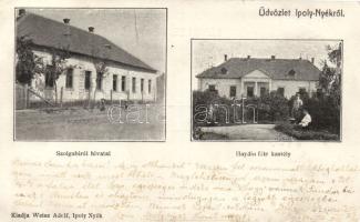 Ipolynyék with the Haydin castle