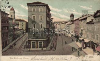 Fiume Andrássy corso, Divald (wet damage)