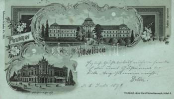 1898 Verőce (Virovitica) litho (wet damage)