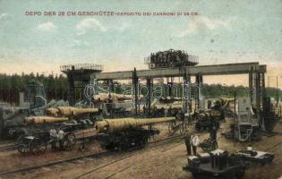 Pola military service station 28 cm cannons (EB)
