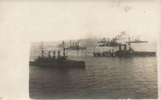 Warships around Pola photo (cut)