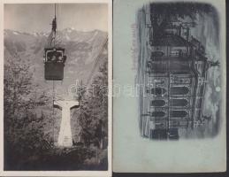 15 db régi városképes lap a Monarchia országaiból  / 15 town-view cards