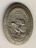 1926. "Magyar Dal és Önképző Szervezet Dunakeszi" fém kitűző T:3