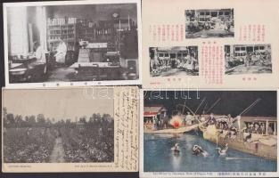 7 db régi távol-keleti képeslap jó minőségben / 7 Far-East postcards