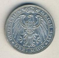 Német Császárság/Poroszország 1911A 3M Ag "Breslau-i Egyetem" T:1- parányi ph.