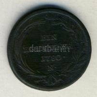 Ausztria/magyar verdejel 1780N 1Kr T:2,3+