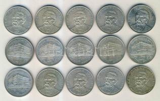 1992-94. 200Ft Ag "MNB" + "Deák" (15x) T:2,2-