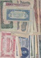 1926-1946. 102db pengő bankjegy, közte Vörös hadsereg kiadások, hajtatlan pengők is T:vegyes