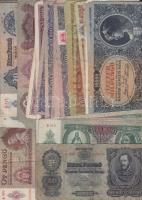 1926-1946. 102db pengő bankjegy, közte Vörös hadsereg kiadások, hajtatlan pengők is T:vegyes