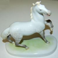 Herendi nagyméretű porcelán ló szobor / Herend chinaware horse statue 18x18 cm