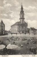 Kecskemét Nagytemplom és piactér (levágott / cut)