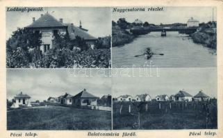 Balatonmária-fürdő a Ladányi-penzióval és a Pécsi teleppel