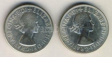 Ausztrália 1962-63. 1Fl Ag (2x) T:2,3 ph