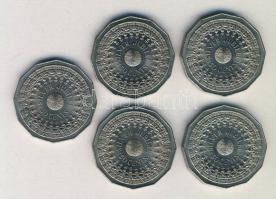 Ausztrália 1977. 50c "Ezüstjubileum" (5x) T:2,2- ph.