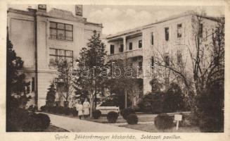 Gyula Békés Vármegyei közkórház, sebészeti pavilon